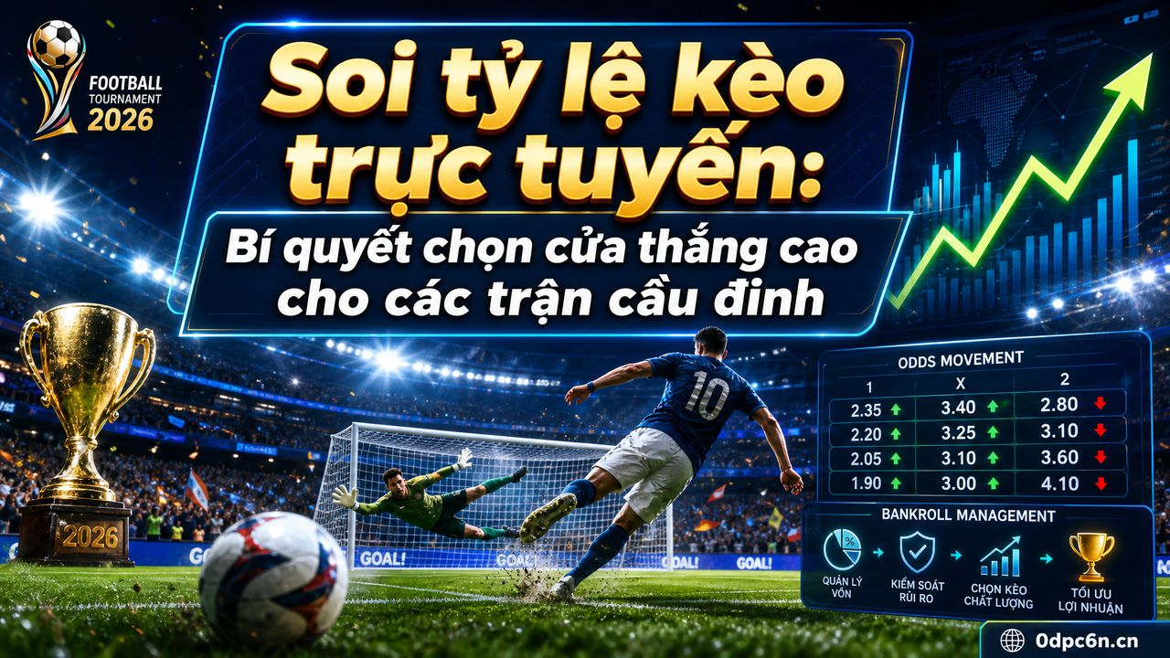 Soi tỷ lệ kèo trực tuyến: Bí quyết chọn cửa thắng cao cho các trận cầu đinh