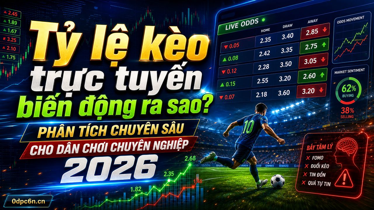Tỷ lệ kèo trực tuyến biến động ra sao? Phân tích chuyên sâu cho dân chơi chuyên nghiệp 2026
