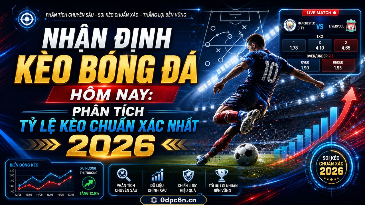 Nhận định kèo bóng đá hôm nay: Phân tích tỷ lệ kèo chuẩn xác nhất 2026